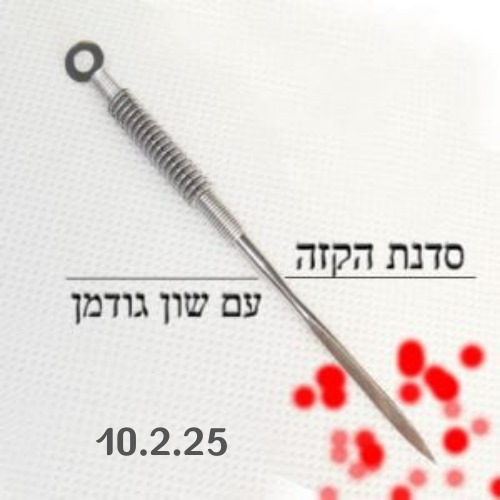 סדנת הקזה 10.02.2025 סדנת הקזה עם שון גודמן